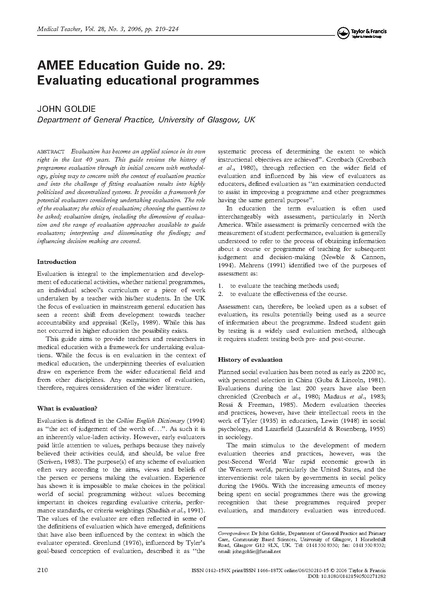 File:AMEE Education Guide no 29 Evaluating educational programmes.pdf