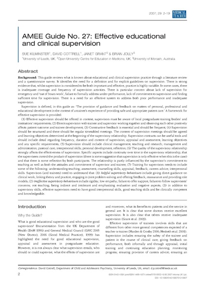 File:AMEE Guide No 27 Effective educational and clinical supervision.pdf