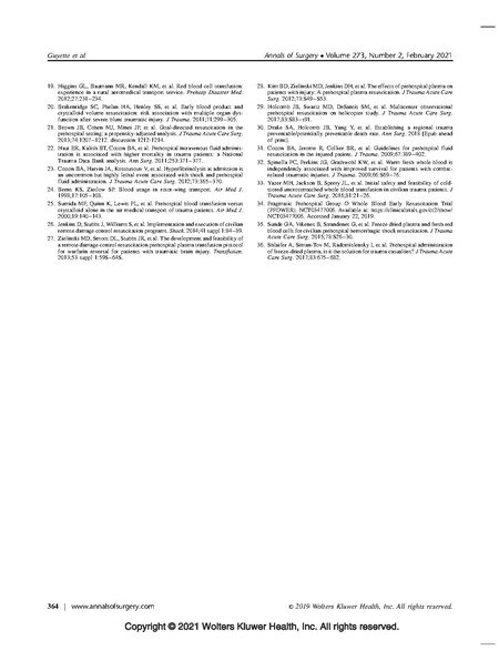File:Ann Surg 2021 - PAMPer trial blood vs crystalloid in trauma.pdf