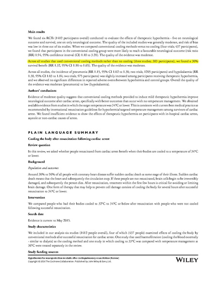 File:Arrich 2016 Cochrane - Hypothermia after arrest.pdf