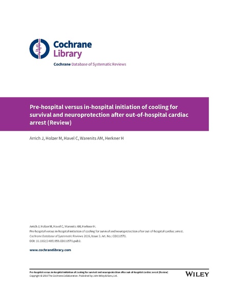File:Arrich 2016 Cochrane - In hospital vs out of hospital cooling.pdf
