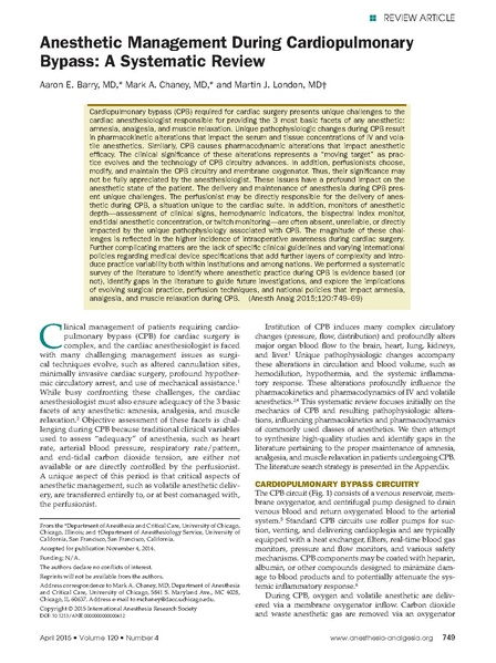 File:Barry A&A 2015 - Anesthesia During CPB.pdf