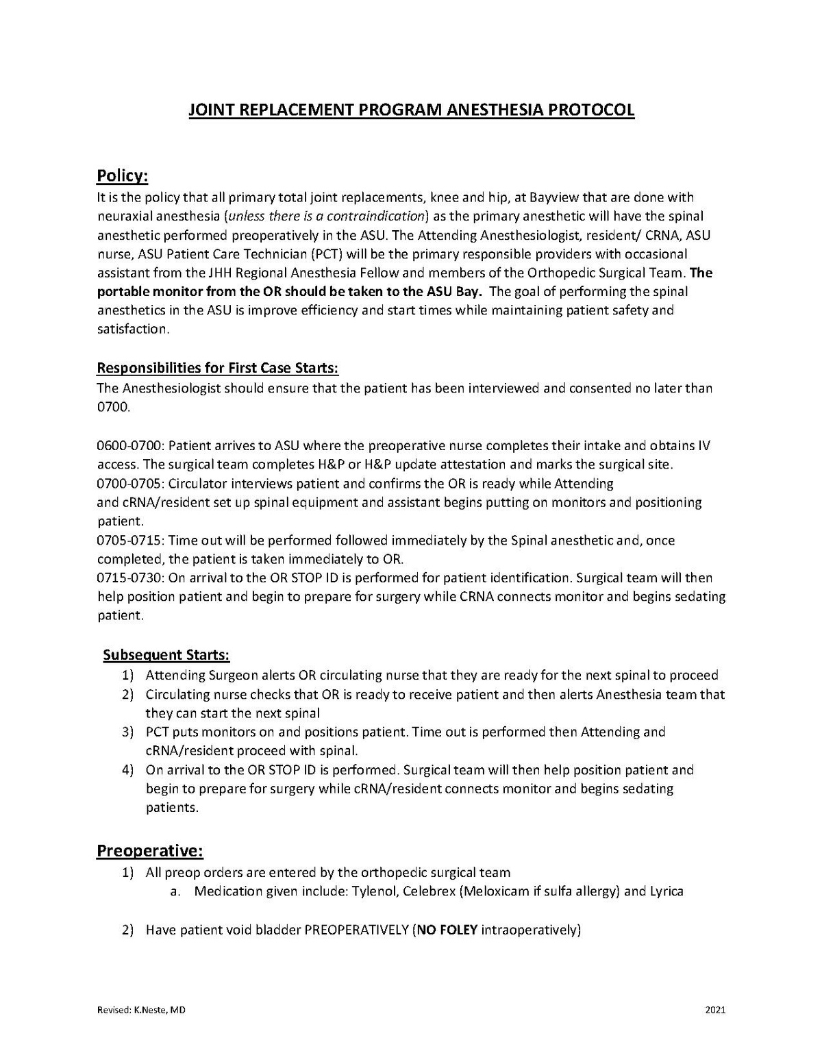 File:Bayview total joint replacement protocol.pdf - WikiAnesthesia