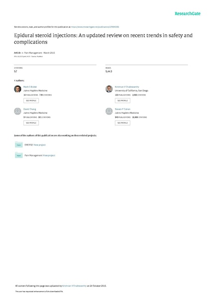 File:Bicket - Epidural steroid injections an updated review.pdf