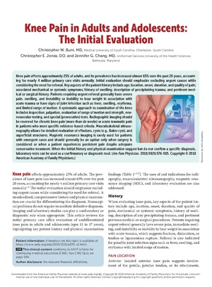Bunt - Knee Pain in Adults and Adolescents.pdf