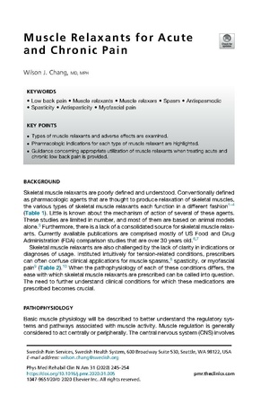 Chang 2020 Muscle Relaxants for Pain.pdf