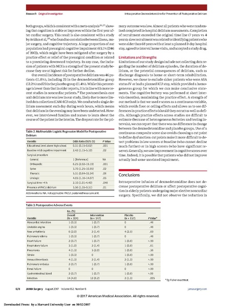 File:Deiner AMA 2017 - Intraop dexmedetomidine not prevent delirium.pdf