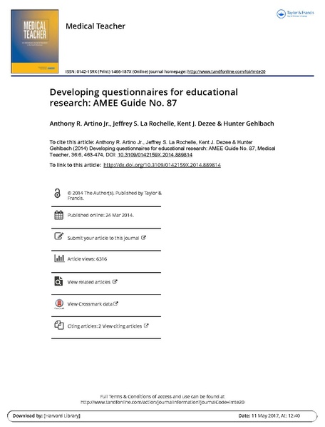 File:Developing questionnaires for educational research AMEE Guide No 87.pdf