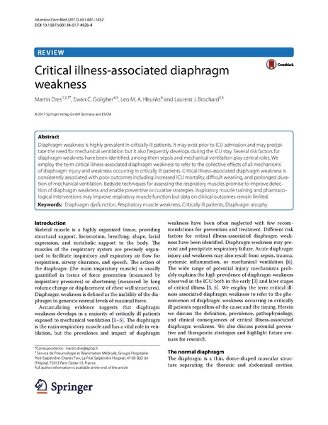 File:Dres Intensive Care Med 2017 - Critical Illness Diaphragm Atrophy.pdf