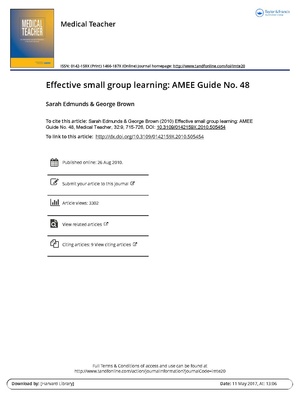 Effective small group learning AMEE Guide No 48.pdf