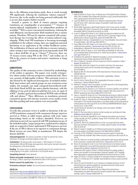 File:Emerg Med J 2020 - Whole blood versus component in trauma.pdf