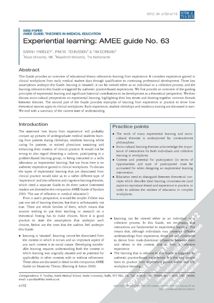 File:Experiential learning AMEE Guide No 63.pdf