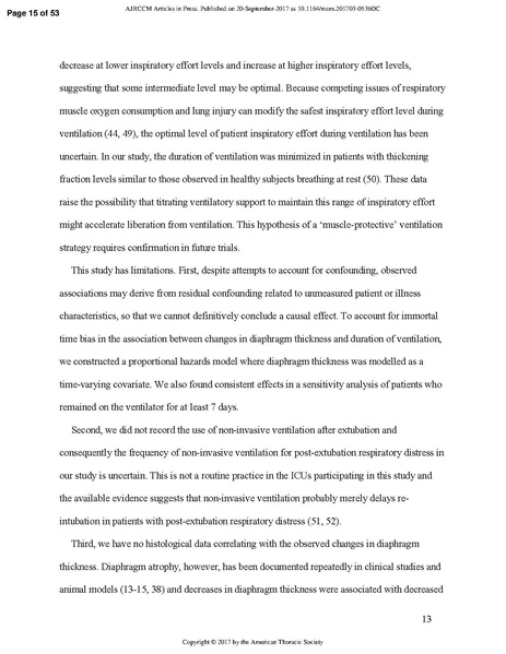 File:Goligher ATS 2017 - Diaphragm thickness and outcome.pdf