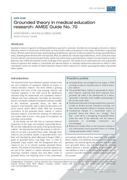 File:Grounded theory in medical education research AMEE Guide No 70.pdf