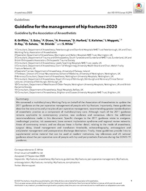 Guideline for the management of hip fractures 2020.pdf
