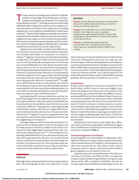 File:JAMA Surg 2019 - AVERT Shock (vasopressin in trauma).pdf