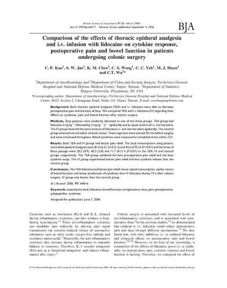 File:Kuo et al 2006 Lidocaine in Colonic Surgery.pdf