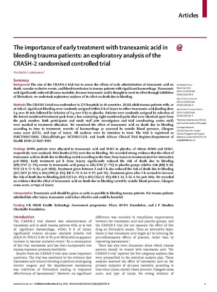 File:Lancet 2011 - CRASH-2 data - timing of TXA.pdf