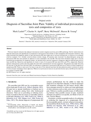 Laslett - Diagnosis of Sacroiliac Joint Pain.pdf