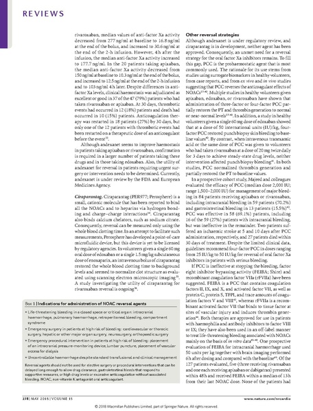 File:Levy Nature Reviews 2018 - New reversal agents for bleeding.pdf