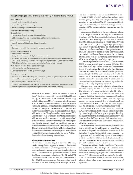 File:Levy Nature Reviews 2018 - New reversal agents for bleeding.pdf