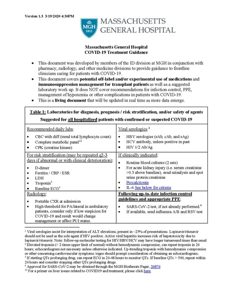 File:MGH ID COVID19 Here and Now Treatment Guidance V.1.3 03192020.pdf