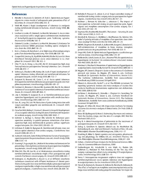 File:Opioid (remifentanil) induced hyperalgesia review and meta-analysis (Fletcher 2014).pdf