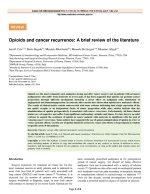 Opioids and Cancer Recurrence Review (Cata 2016).pdf