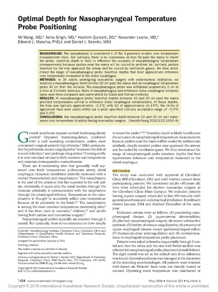 File:Optimal depth of nasopharyngeal temperature probe for measurement (Wang 2016).pdf