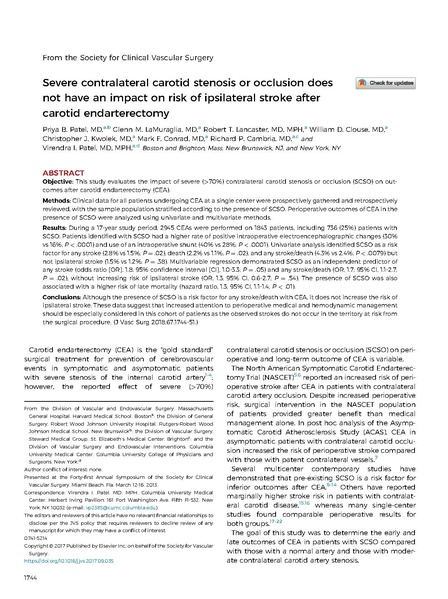 File:Patel et al Contralateral stenosis and ipsilateral stroke risk JVascSurg 2018.pdf