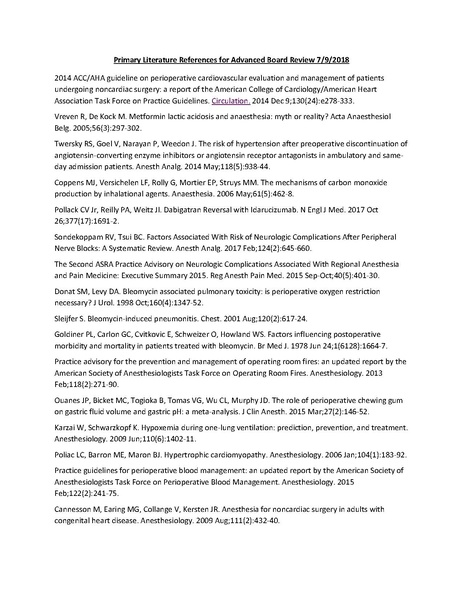 File:Primary Literature References for Advanced Board Review 7 July 2018 1.pdf