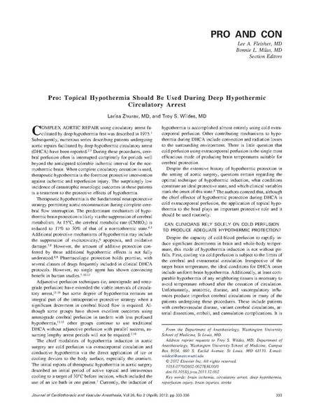 File:Pro Topical Hypothermia Should Be Used During DHCA.pdf