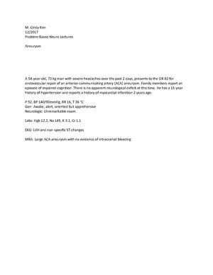 Problem based lecture Aneurysm .pdf