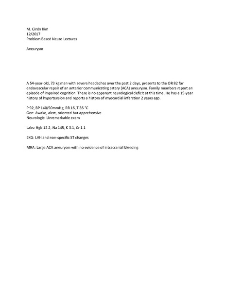 File:Problem based lecture Aneurysm .pdf