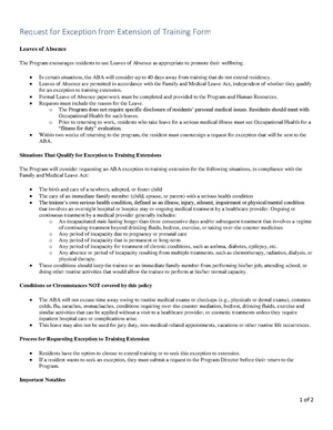Request for Exception from Extension of Training Form.pdf