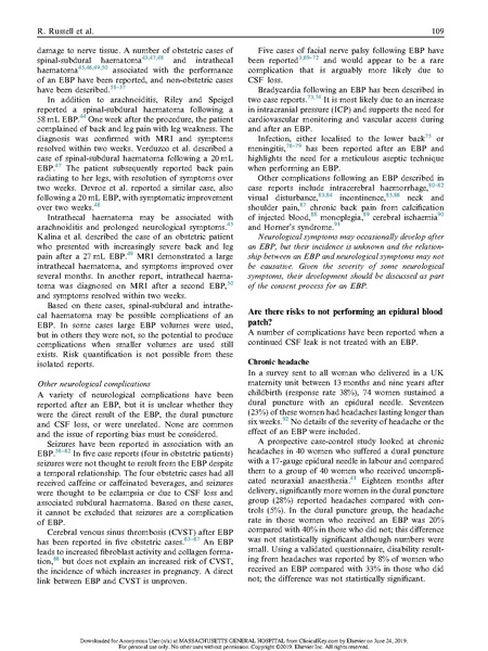 File:Russell, Treatment of obstetric post-dural puncture headache part 2.pdf