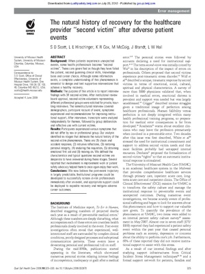 Scott, the natural history of recovery, 2009.pdf