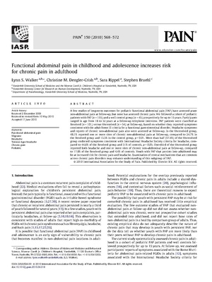 Walker - Functional abdominal pain in childhood.pdf