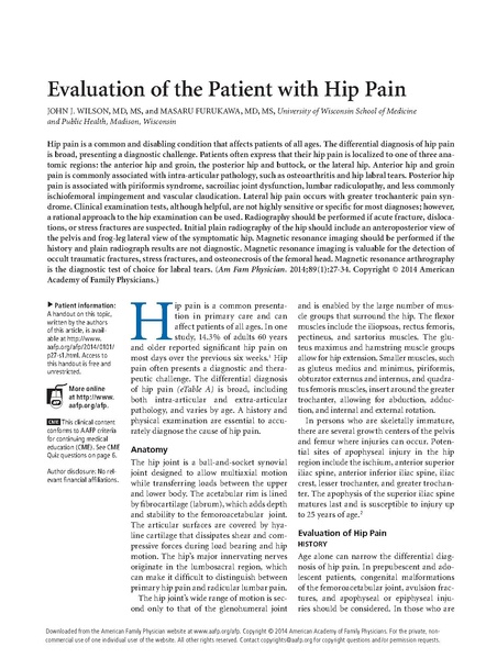 File:Wilson - Evaluation of the Patient with Hip Pain.pdf