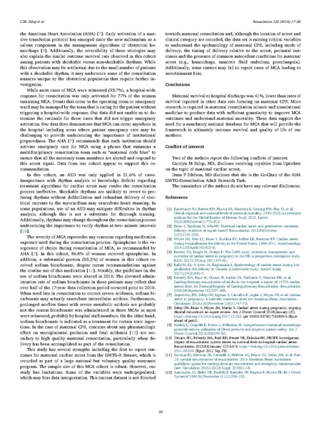 File:Zelop 2018 Resuscitation characteristics and outcomes of maternal cardiac arrest GWTG.pdf